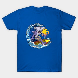 Surfing Hammerhead Shark T-Shirt